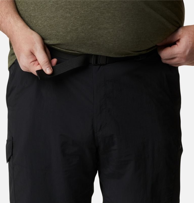 Men's Columbia Silver Ridge Cargo Shorts Black | Plus Size CA-X3LA4